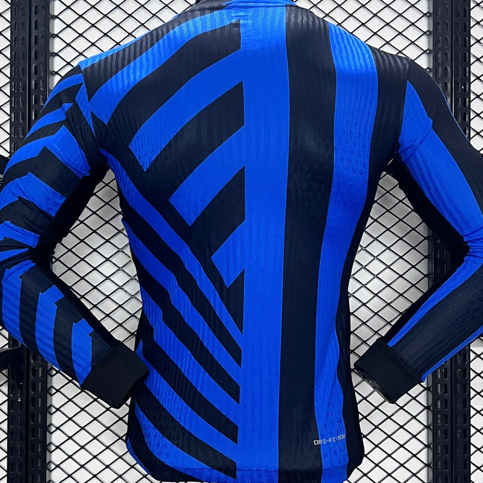 Jersey 2024/25 Inter Milan Local Manga larga Versión Jugador