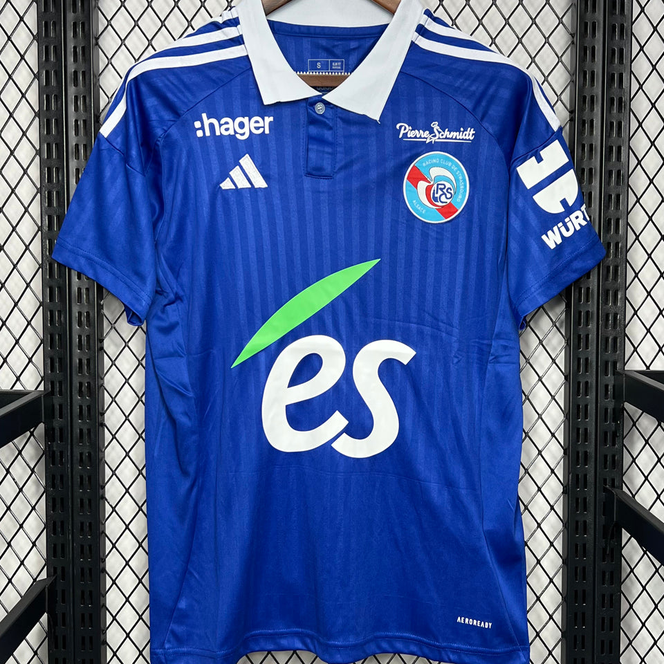 Jersey 2024/25 Strasbourg Local Manga corta Versión Fan