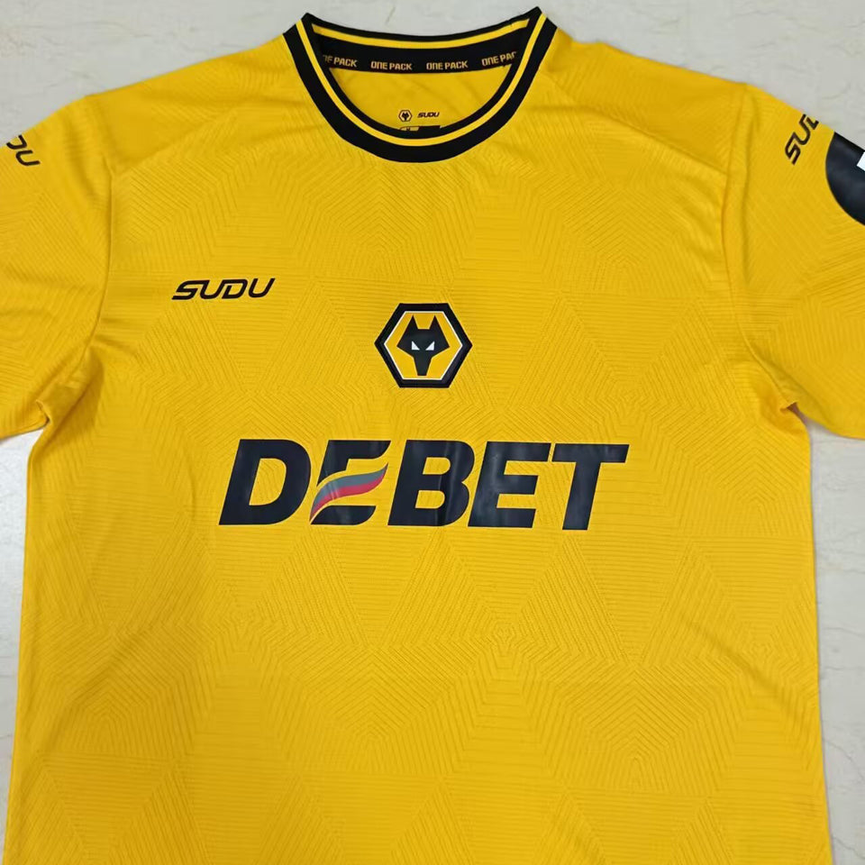 Jersey 2024/25 Wolves Local Manga corta Versión Fan