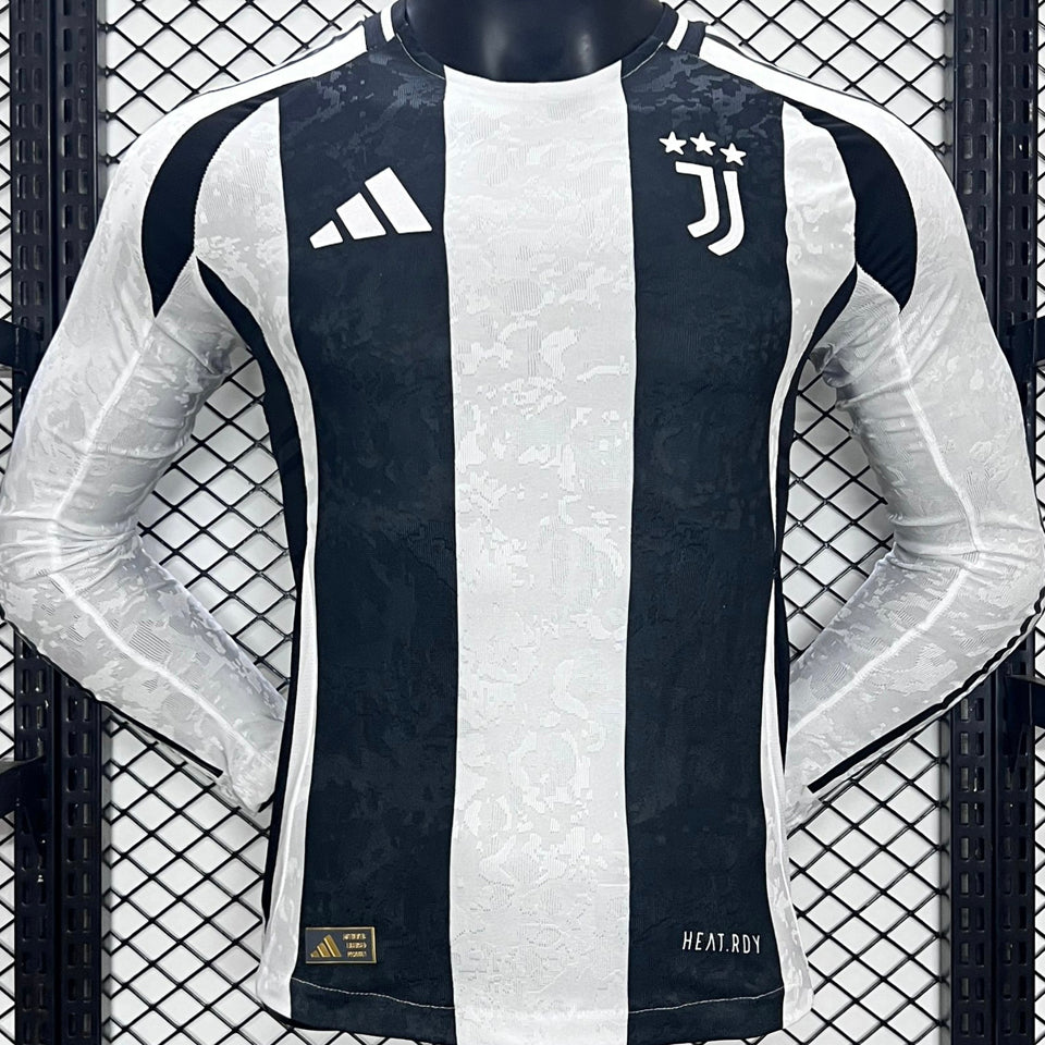 Jersey 2024/25 Juventus Local Manga larga Versión Jugador