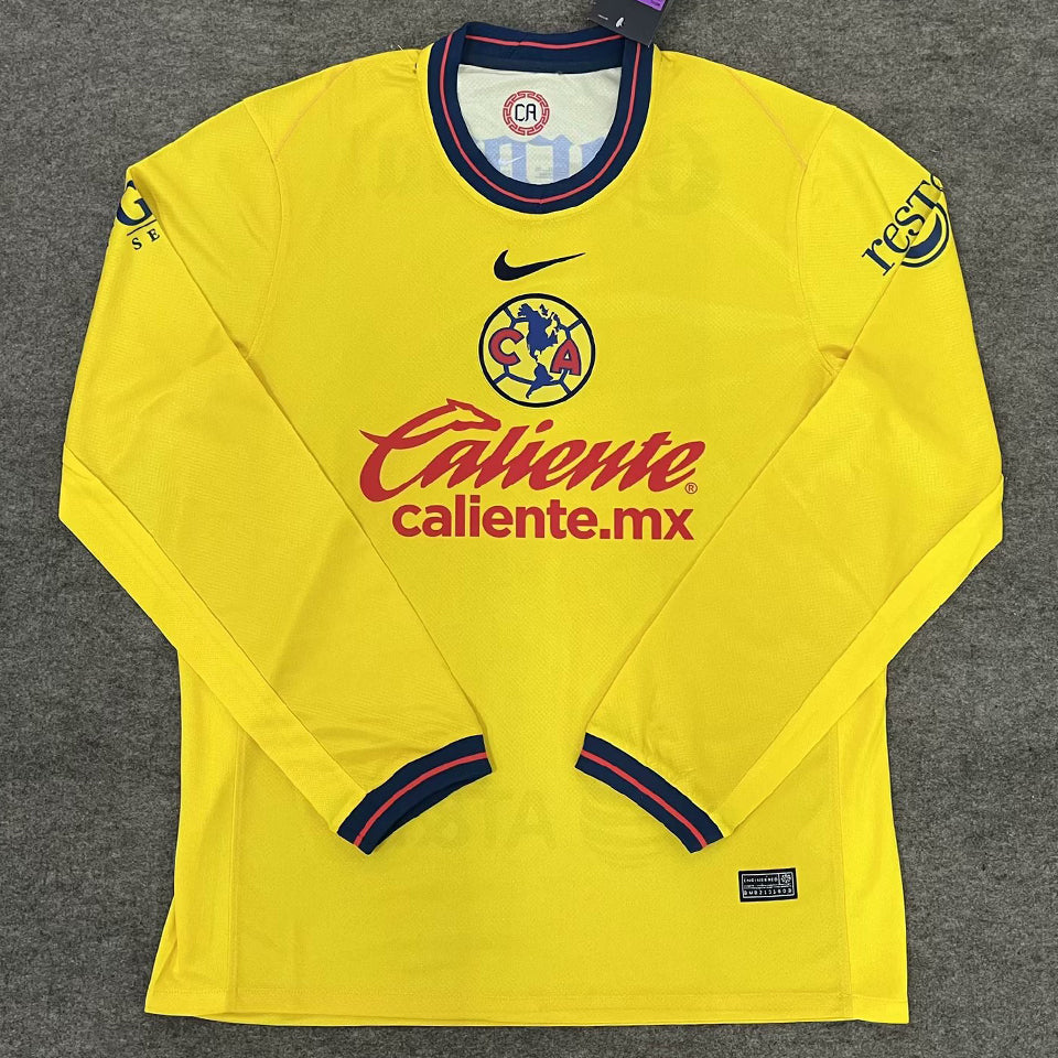 Jersey 2024/25 Club America Local Manga larga Versión Fan