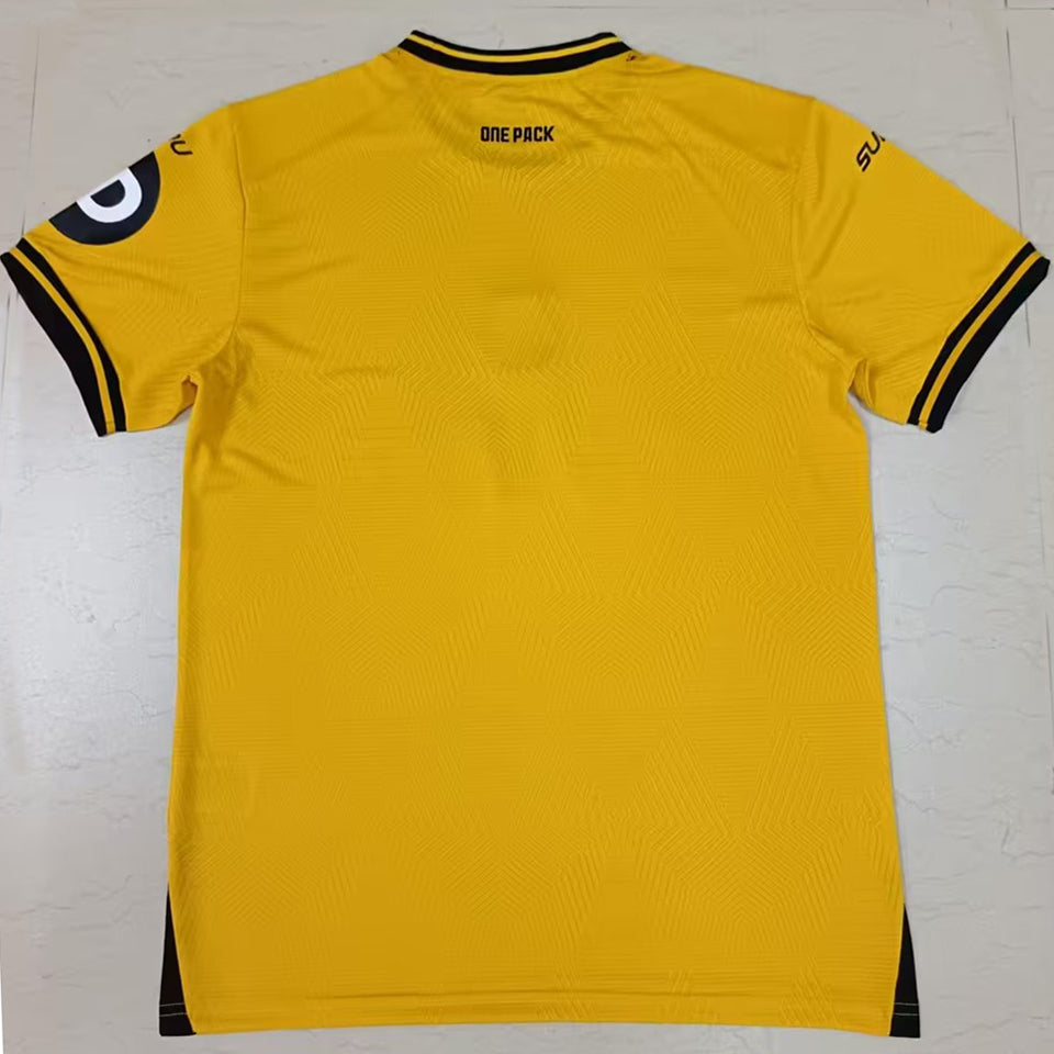 Jersey 2024/25 Wolves Local Manga corta Versión Fan