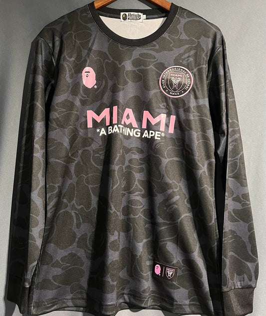 Jersey 2023/24 Inter Miami x APE Especial Manga larga Versión Fan