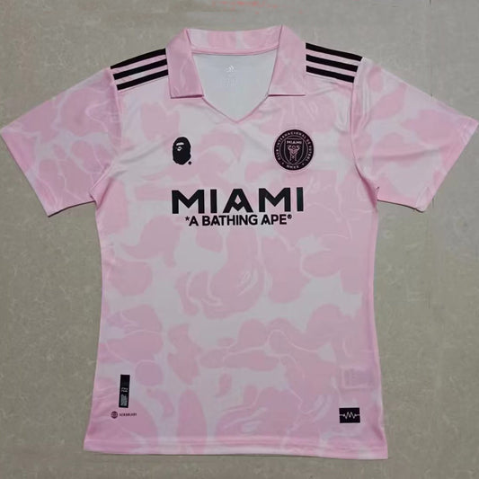 Jersey 2023/24 Inter Miami x APE Pink Especial Manga corta Versión Fan