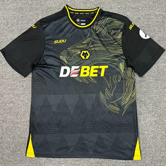 Jersey 2024/25 Wolves Visitante Manga corta Versión Fan