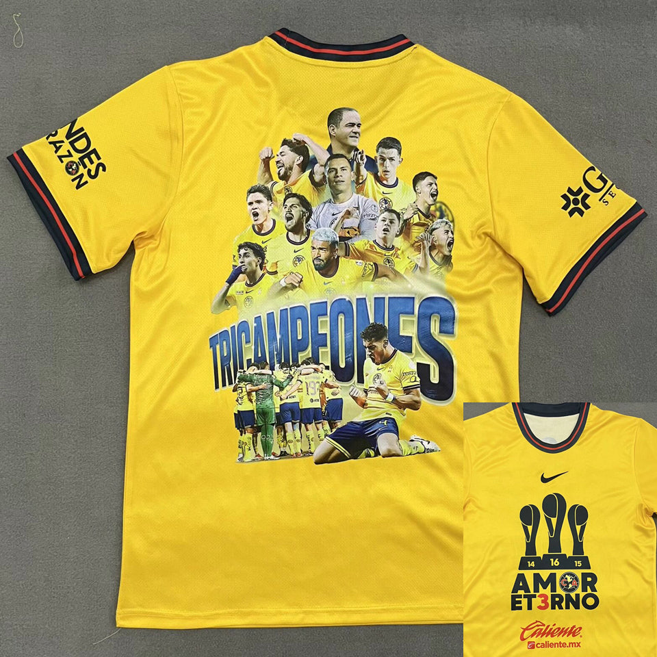 Jersey 2025 Club America Champion Especial Manga corta Versión Fan