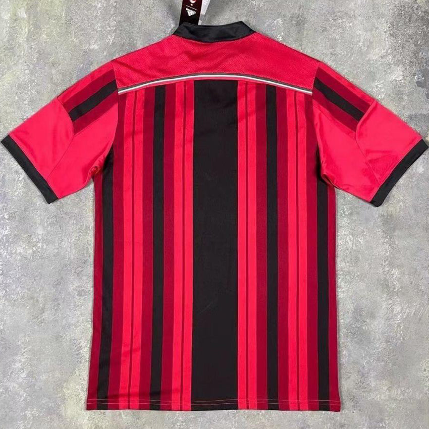 Jersey 2014/2015 AC Milan Local Manga corta Versión Fan Retro