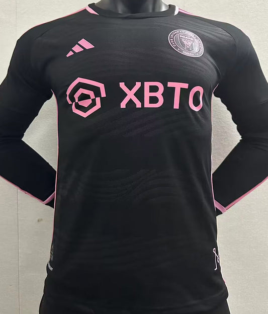 Jersey 2023/24 Inter Miami Visitante Manga larga Versión Jugador