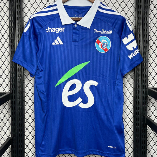 Jersey 2024/25 Strasbourg Local Manga corta Versión Fan