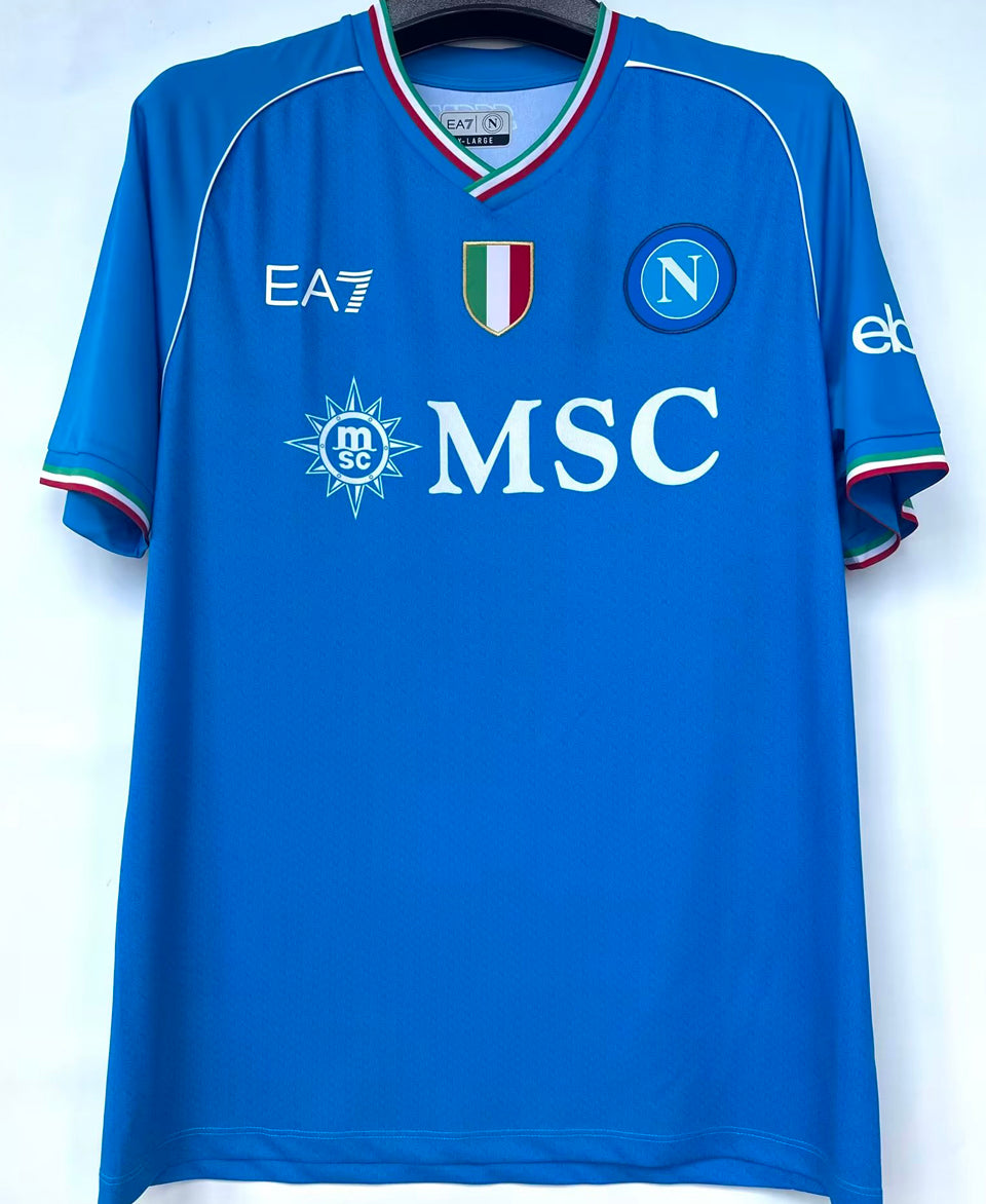 Jersey 2023/24 Napoli Local Manga corta Versión Fan