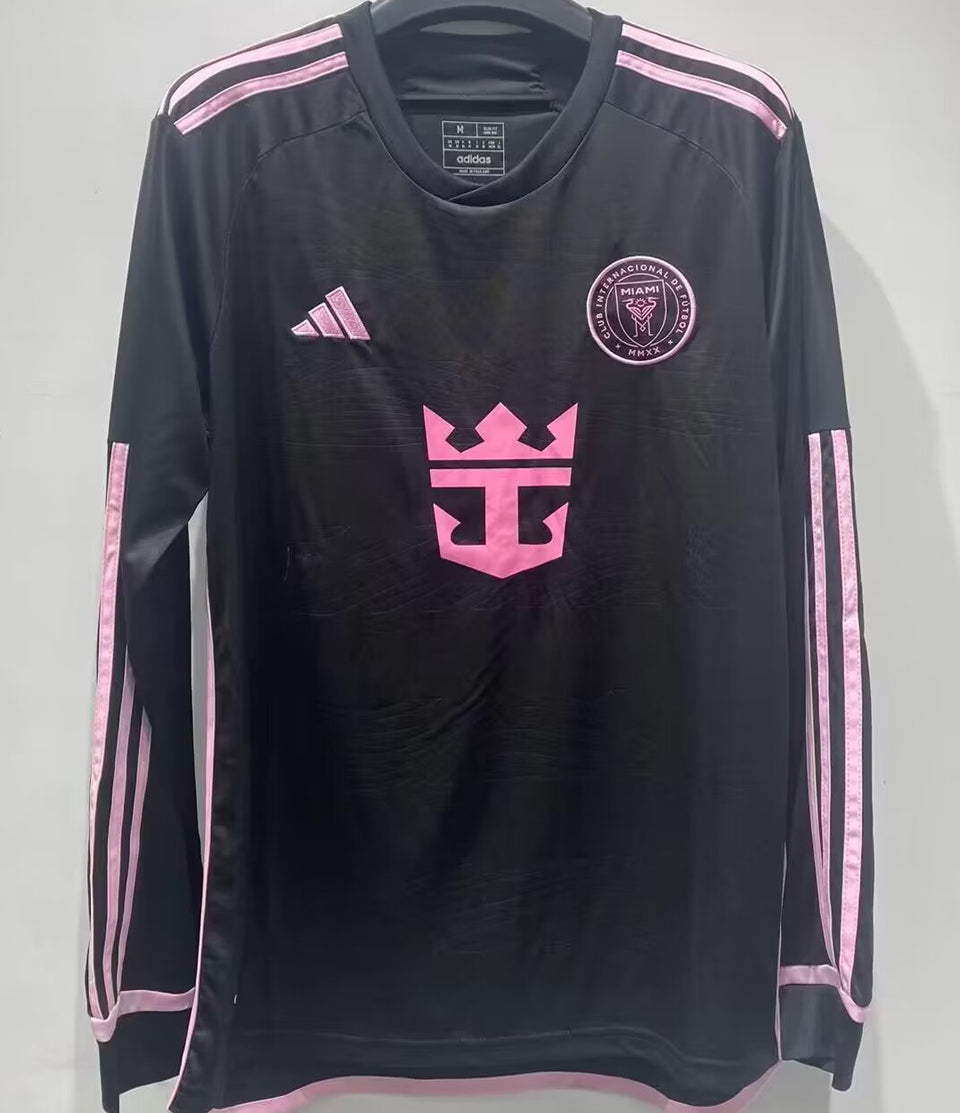 Jersey 2023/24 Inter Miami Visitante Manga larga Versión Fan