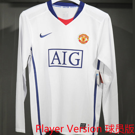 09 Manchester United Jugador 2008/20 Visitante