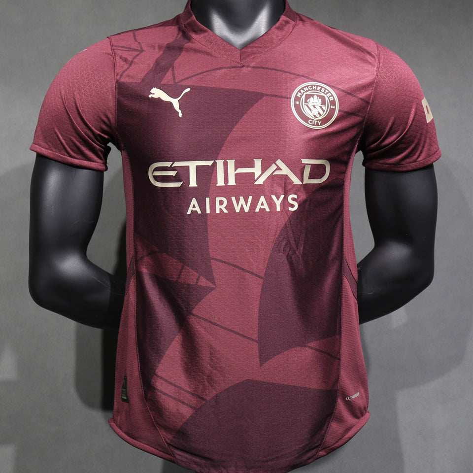 Jersey 2024/25 Manchester City Tercero Manga corta Versión Jugador