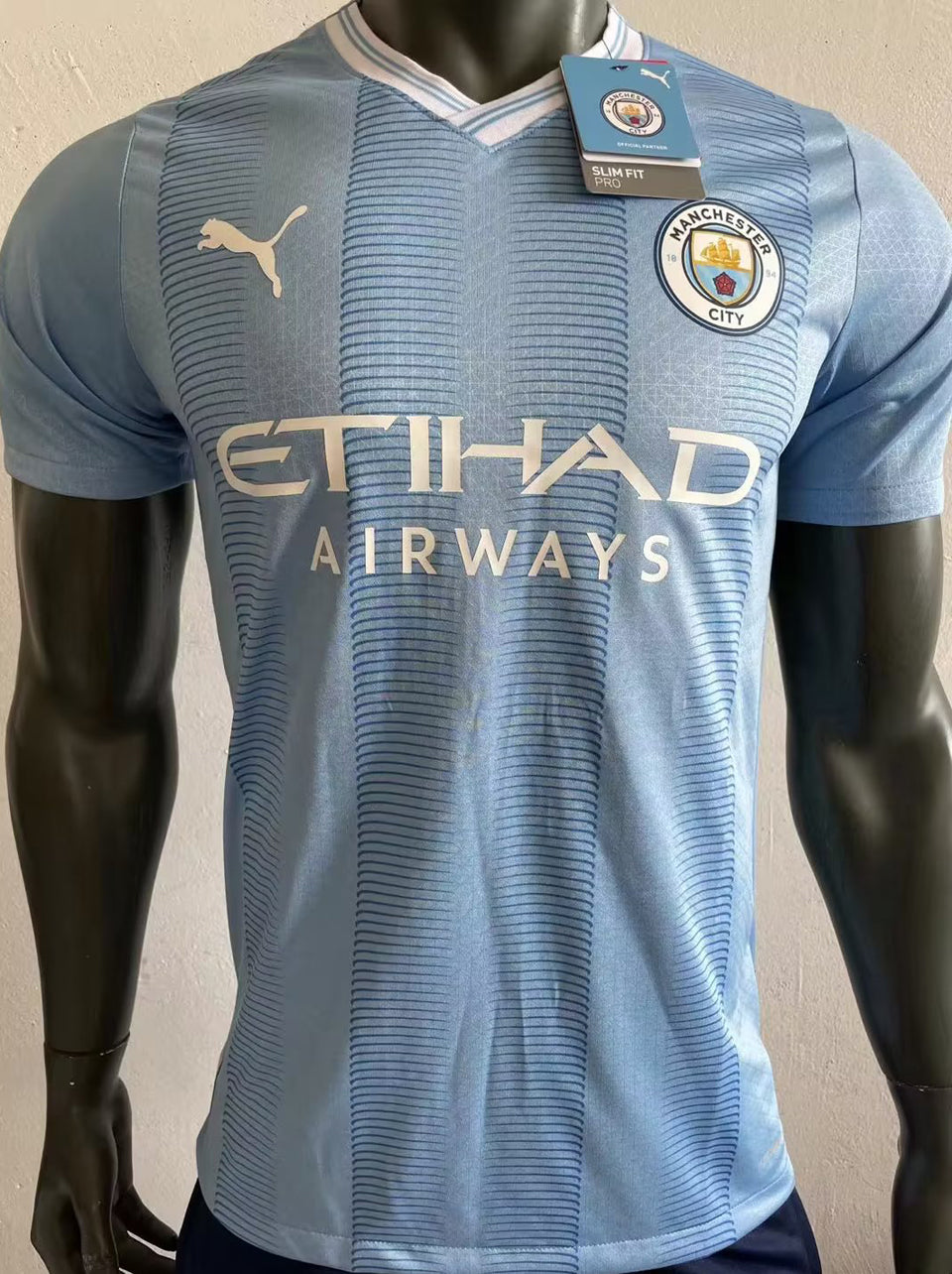 Jersey 2023/24 Manchester City Local Manga corta Versión Jugador