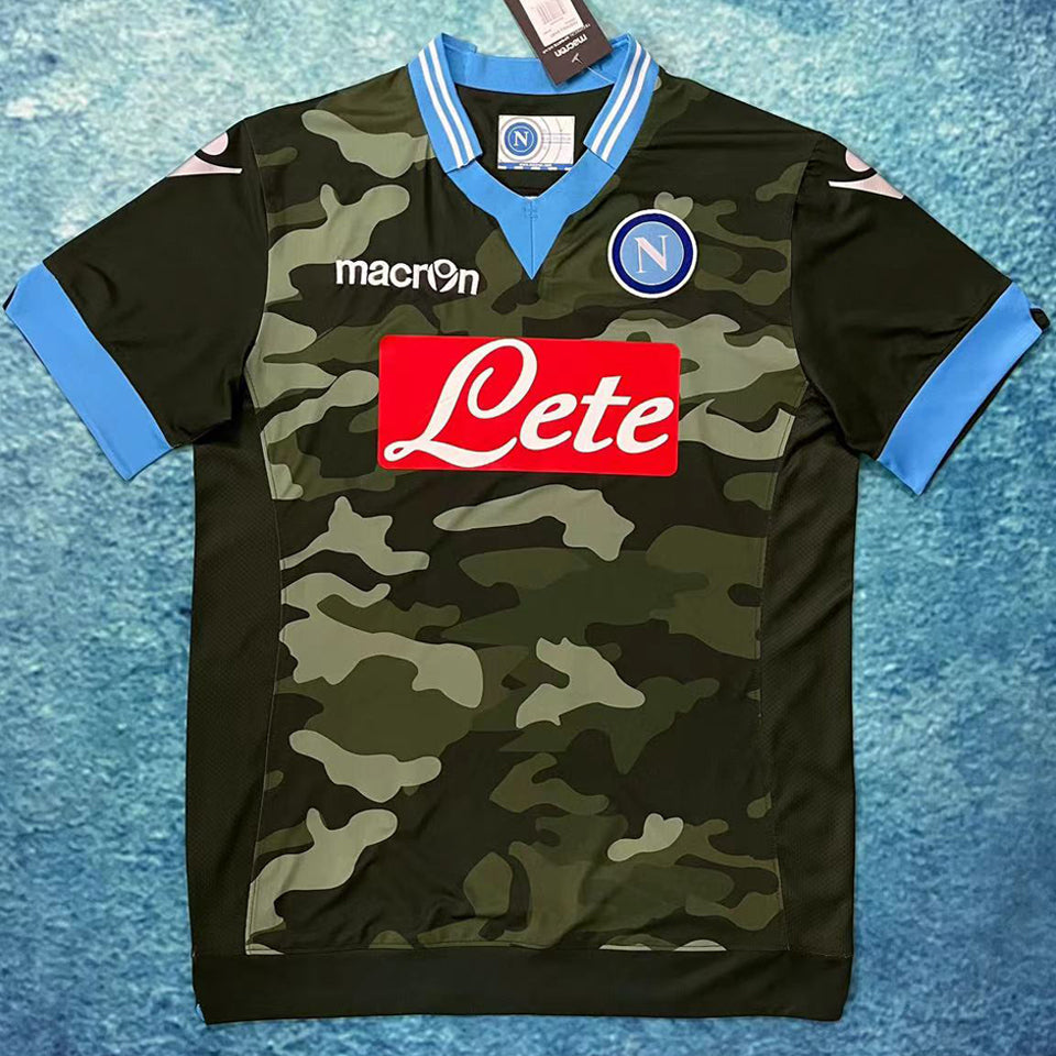 Jersey 2013/14 Napoli Visitante Manga corta Versión Fan Retro
