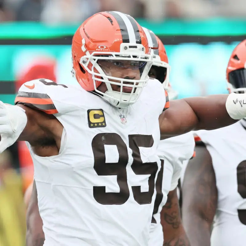CLE Browns Jersey White Jersify