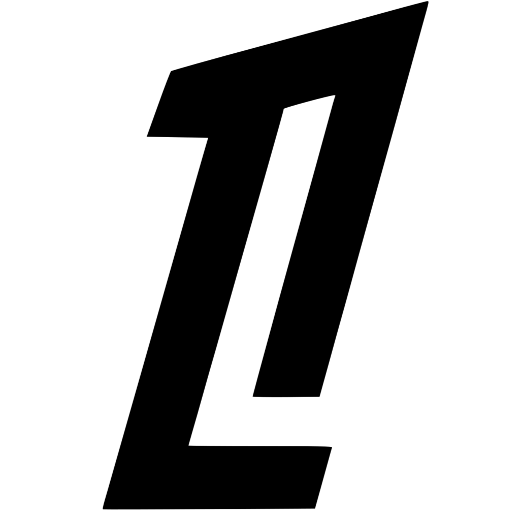Logotipo negro estilizado con la letra L y texto Ligue 1 en colección Ligue One.