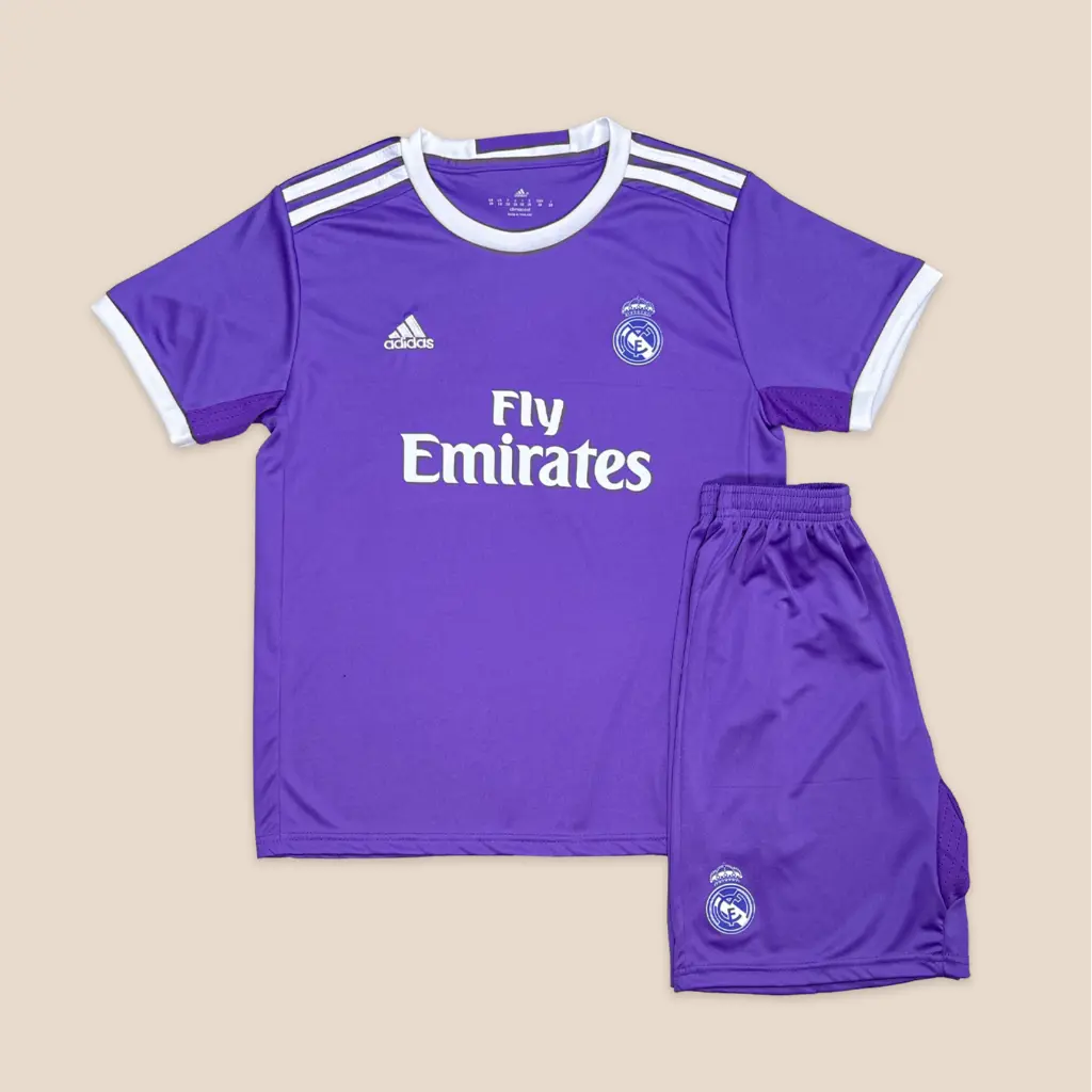 Real Madrid 2016/17 Visitante para Niños Jersify