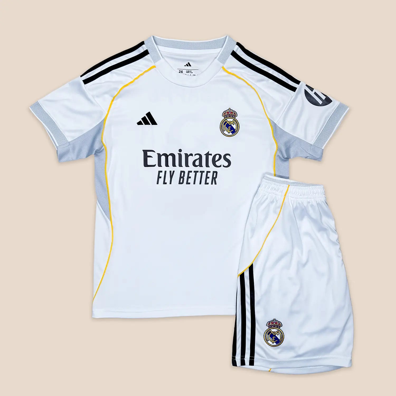 Real Madrid 2025/26 Local para Niños Jersify