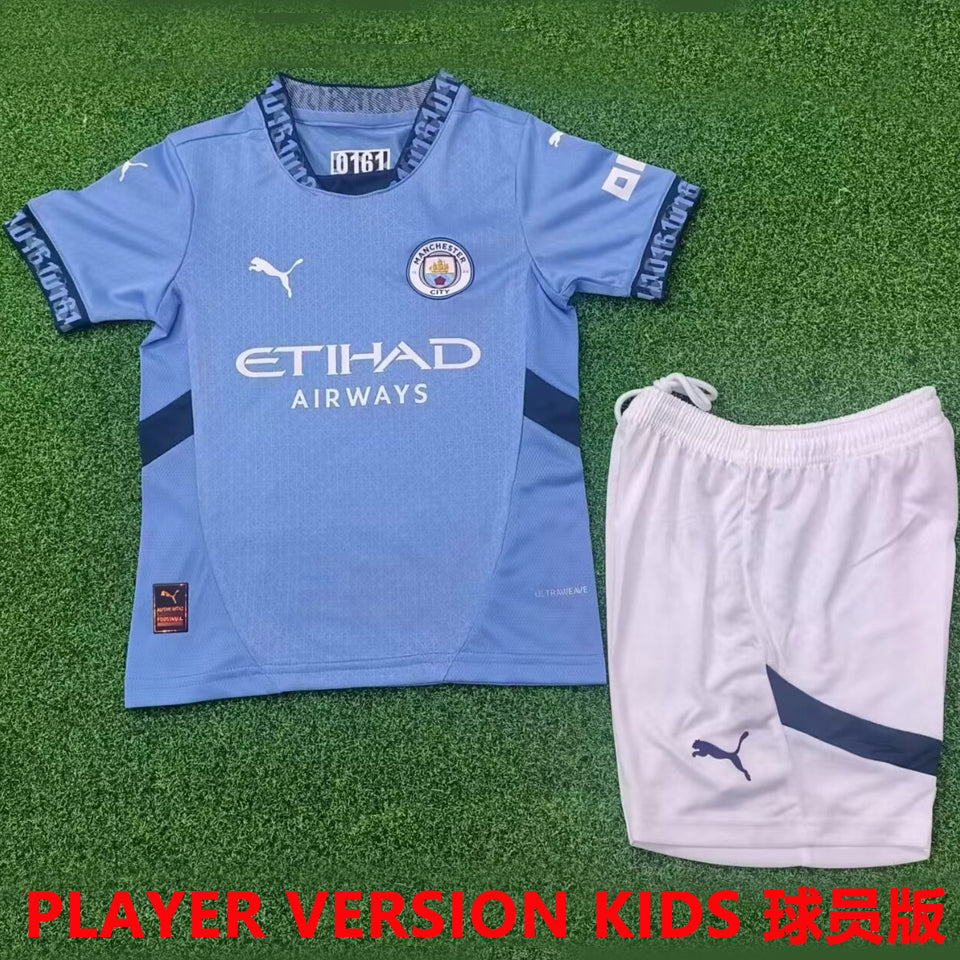 Jersey 2024/25 Manchester City Local Manga corta Versión Jugador