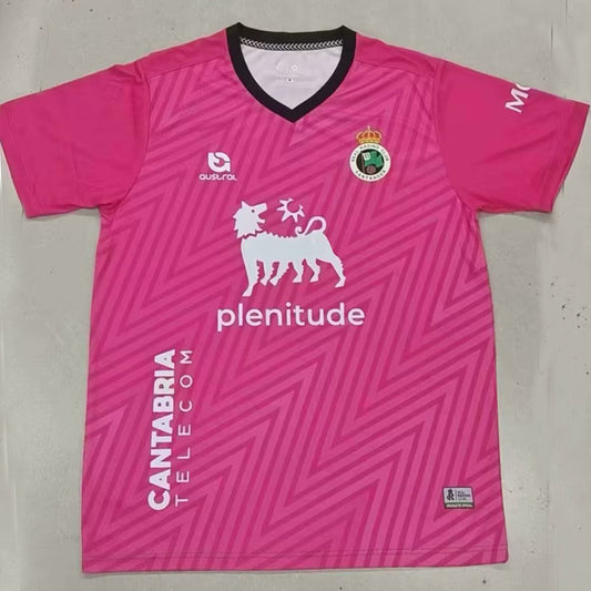 Jersey 2025 Racing Santander Pink Especial Manga corta Versión Fan