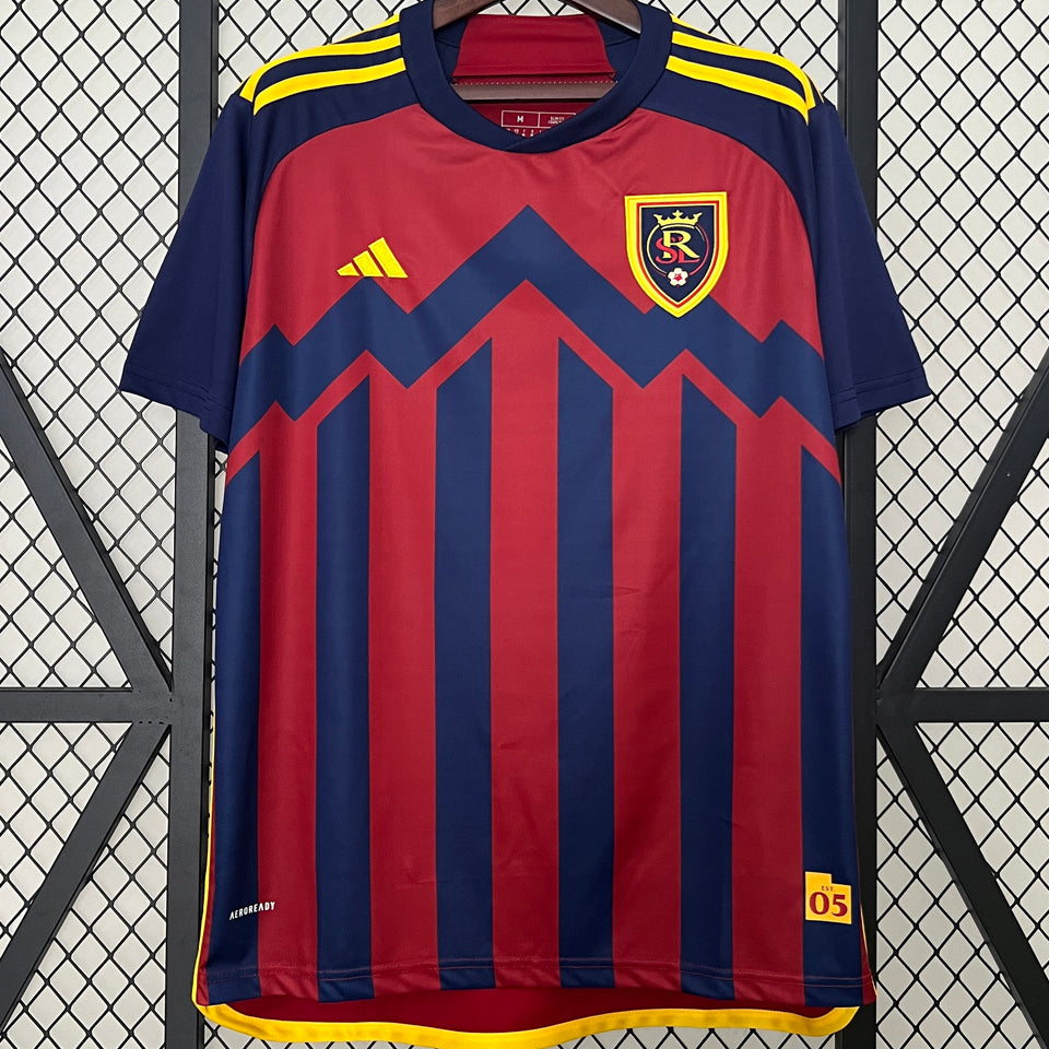 Jersey 2024/25 Real Salk Lake Local Manga corta Versión Fan