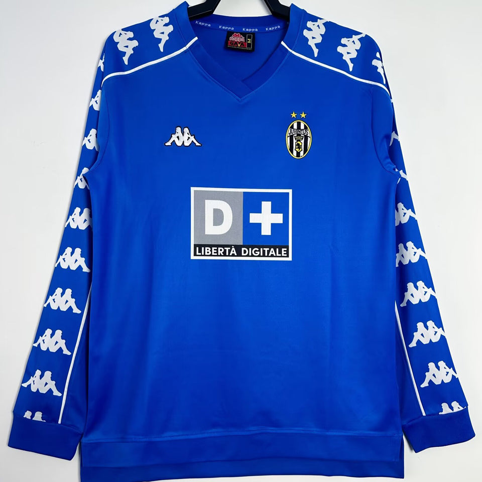 Jersey 1999/2000 Juventus Visitante Manga larga Versión Fan Retro