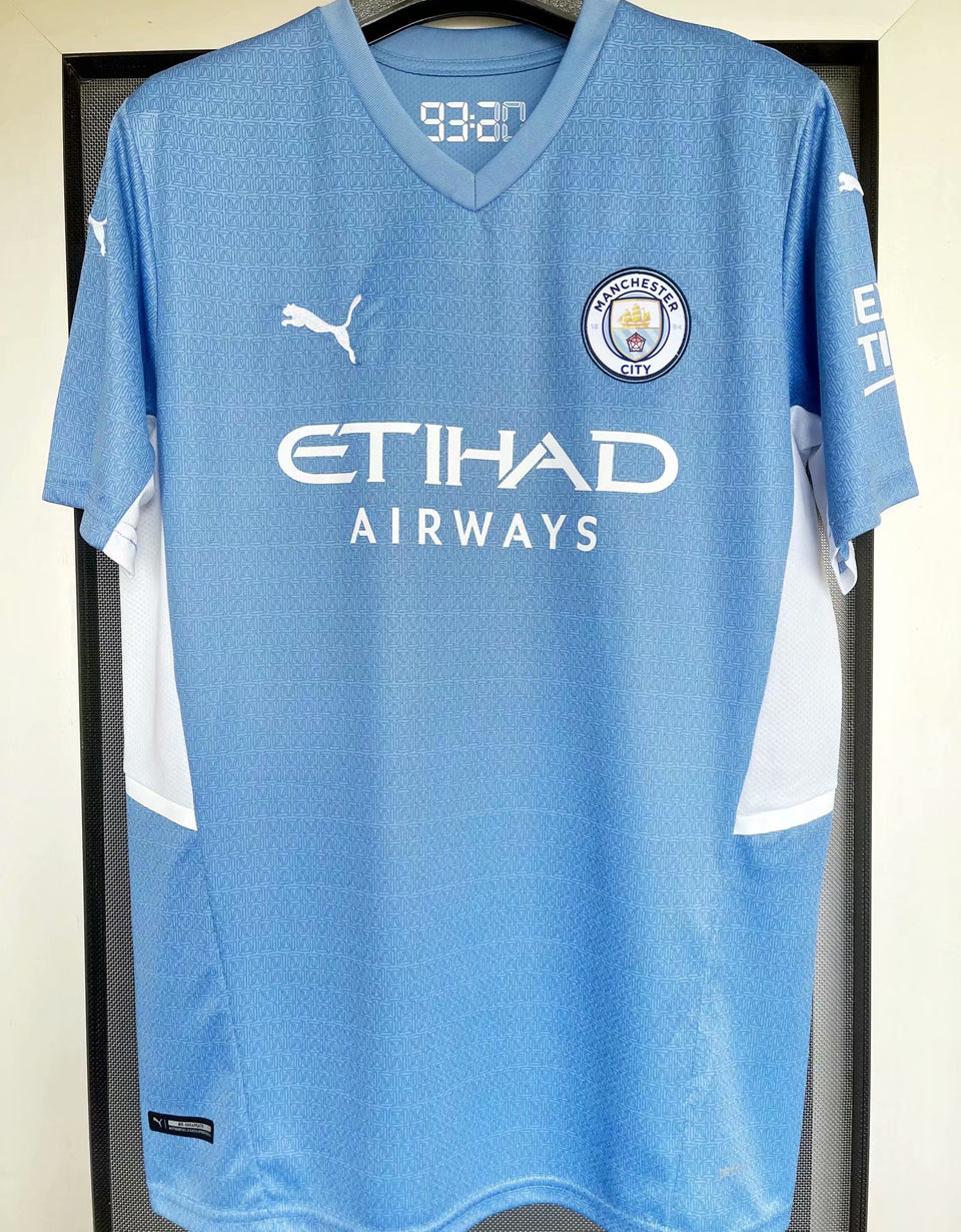 Jersey 2021/22 Manchester City Local Manga corta Versión Fan