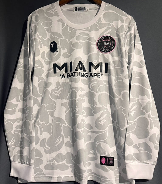 Jersey 2023/24 Inter Miami x APE Especial Manga larga Versión Fan