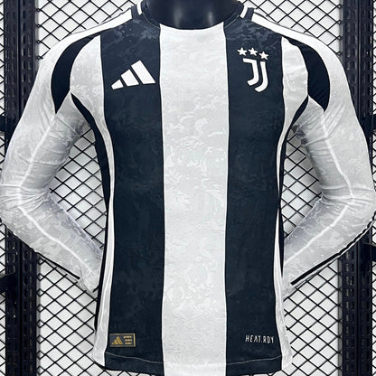 Jersey 2024/25 Juventus Local Manga larga Versión Jugador
