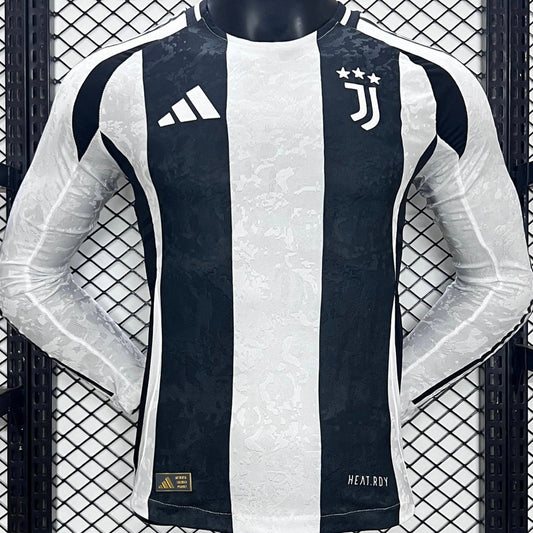Jersey 2024/25 Juventus Local Manga larga Versión Jugador