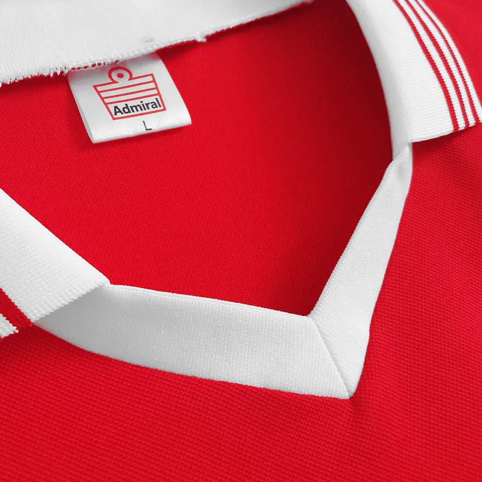 Jersey 1977 Manchester United Local Manga corta Retro