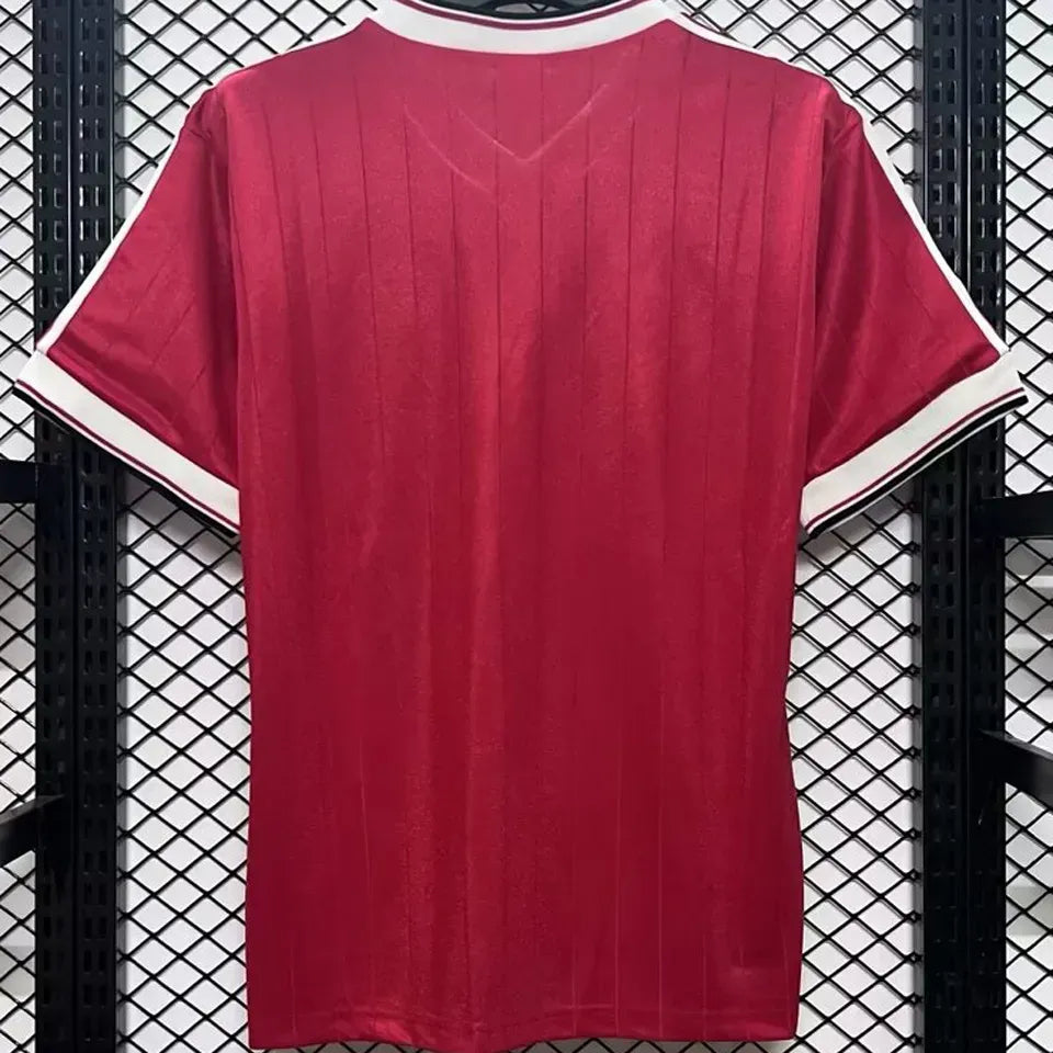 Jersey 1983 Manchester United Local Manga corta Retro
