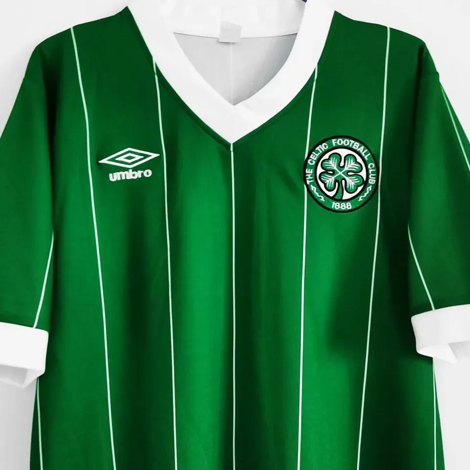 Jersey 1984/1986 Celtic Visitante Manga corta Retro