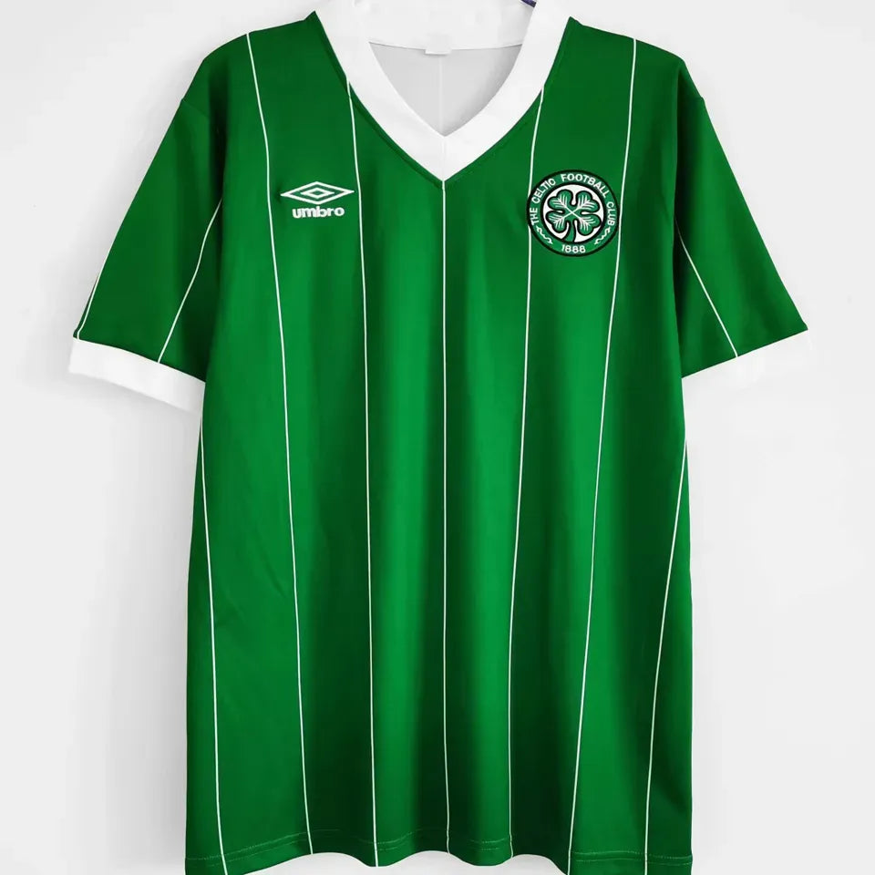 Jersey 1984/1986 Celtic Visitante Manga corta Retro