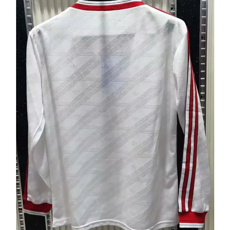 Jersey 1986 Manchester United Visitante Manga larga Retro