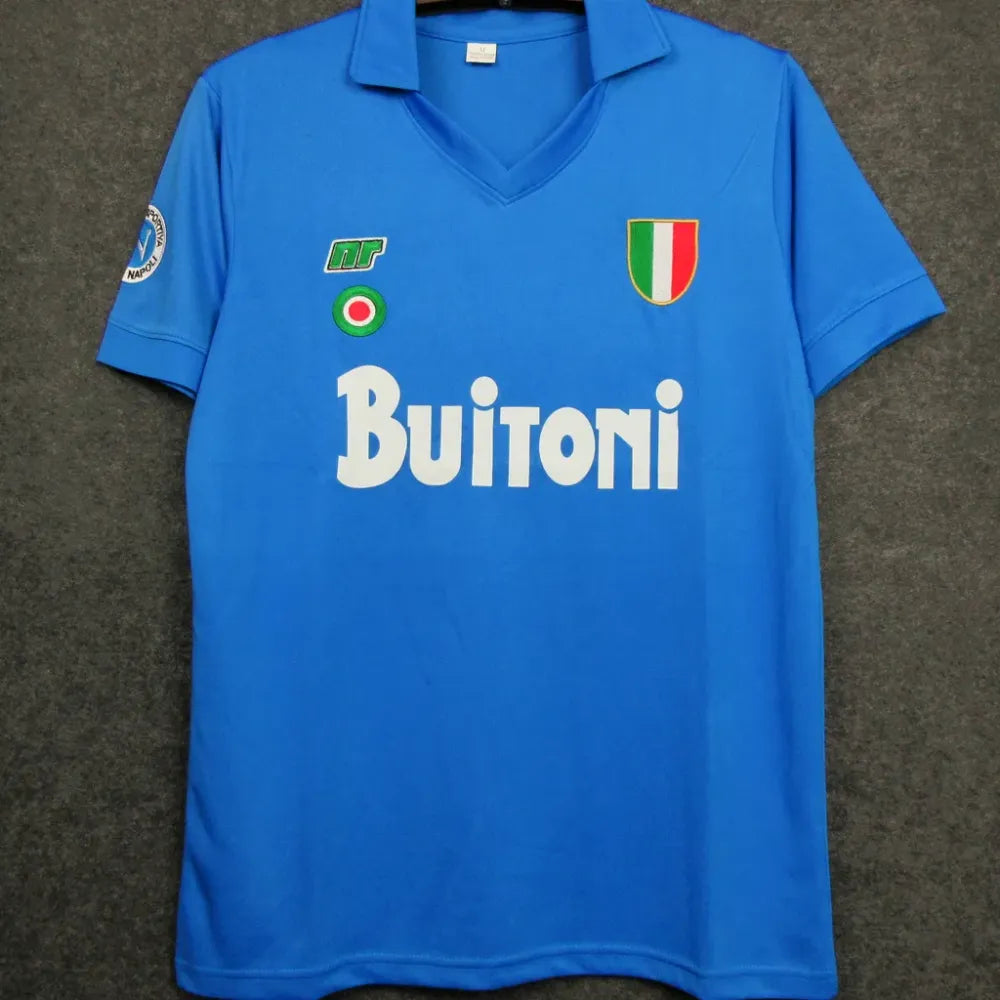 Jersey 1987/88 Napoli Local Manga corta Retro
