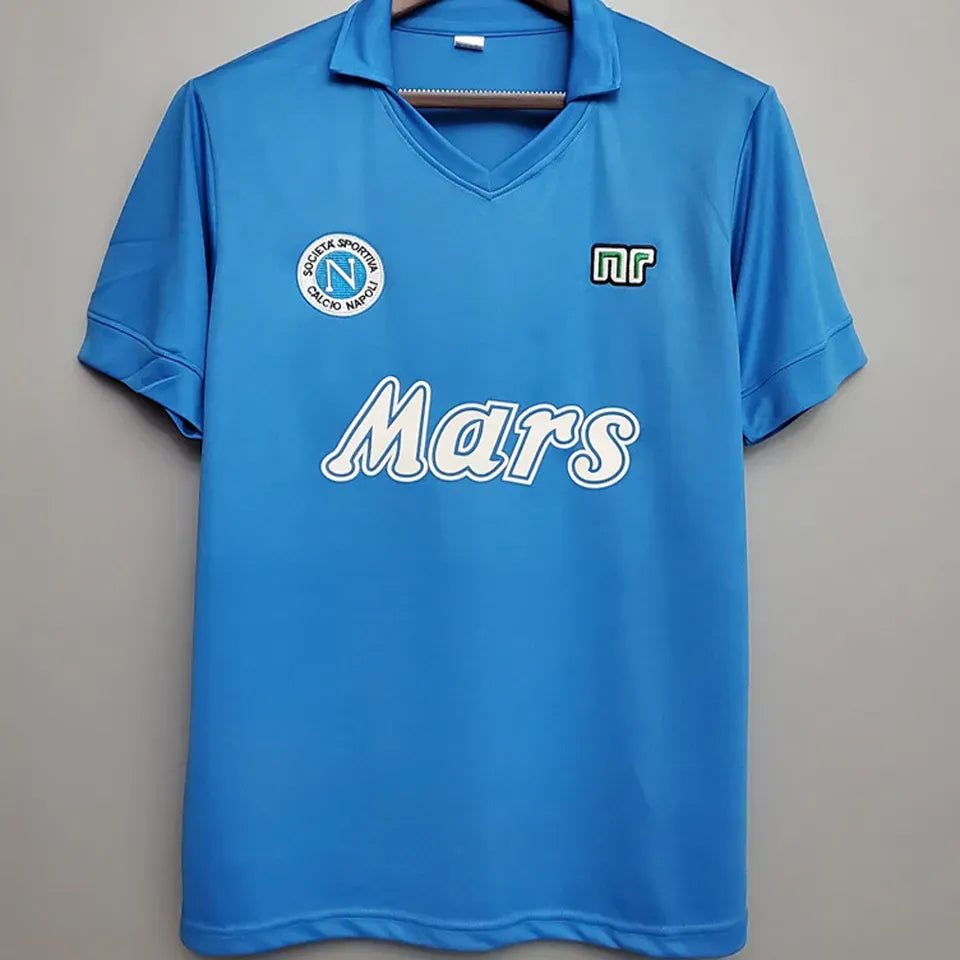 Jersey 1988/89 Napoli Local Manga corta Retro