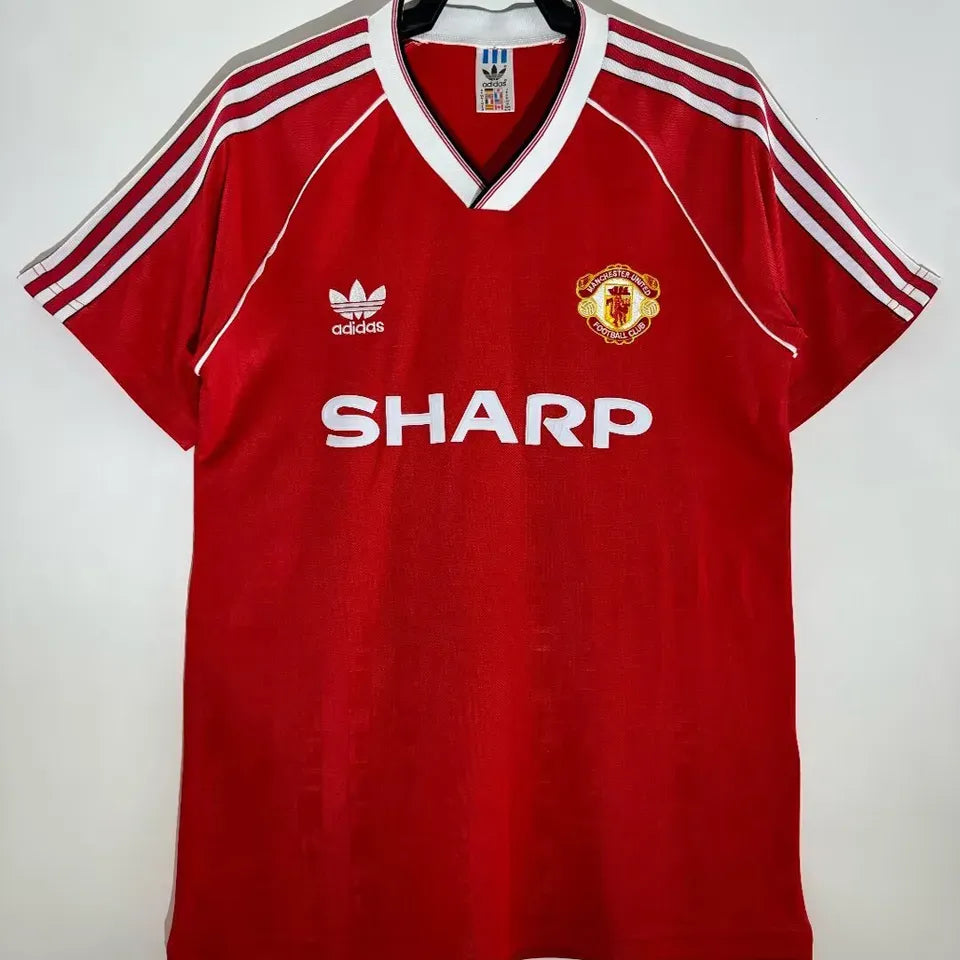 Jersey 1988/90 Manchester United Local Manga corta Retro