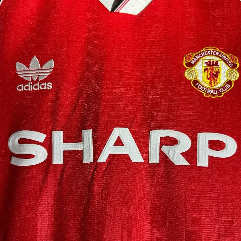 Jersey 1988/90 Manchester United Local Manga corta Retro