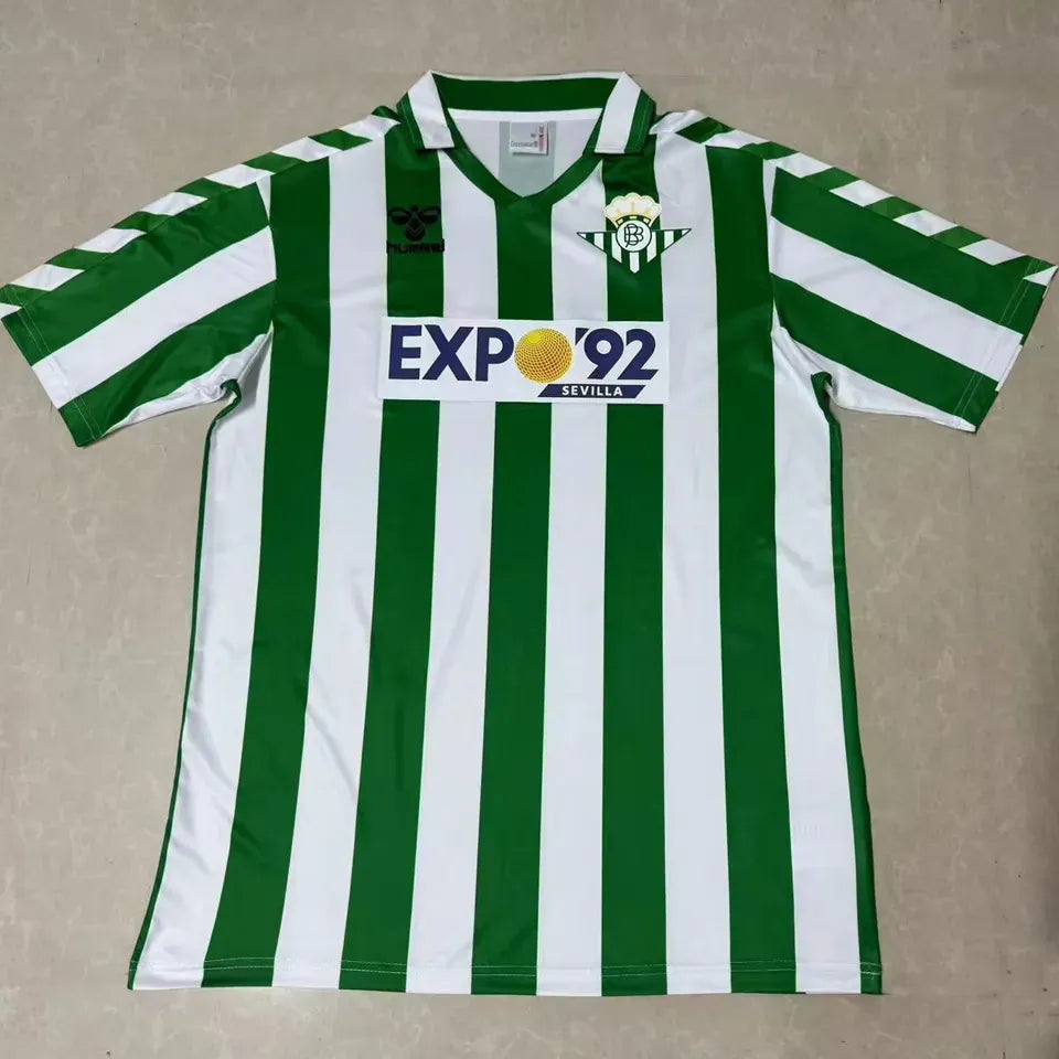 Jersey 1988/99 R BTS Local Manga corta Retro