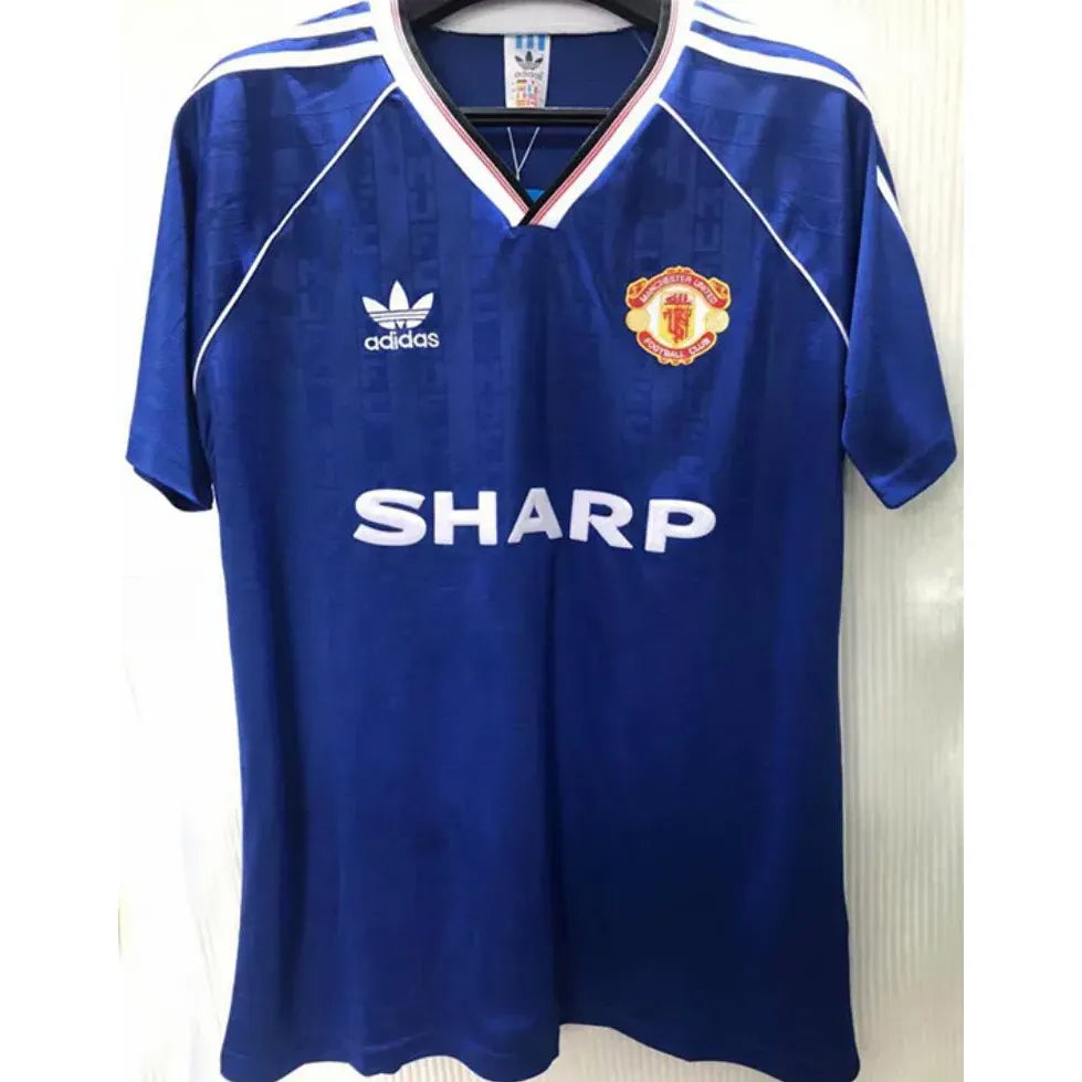 Jersey 1988 Manchester United Visitante Manga corta Retro