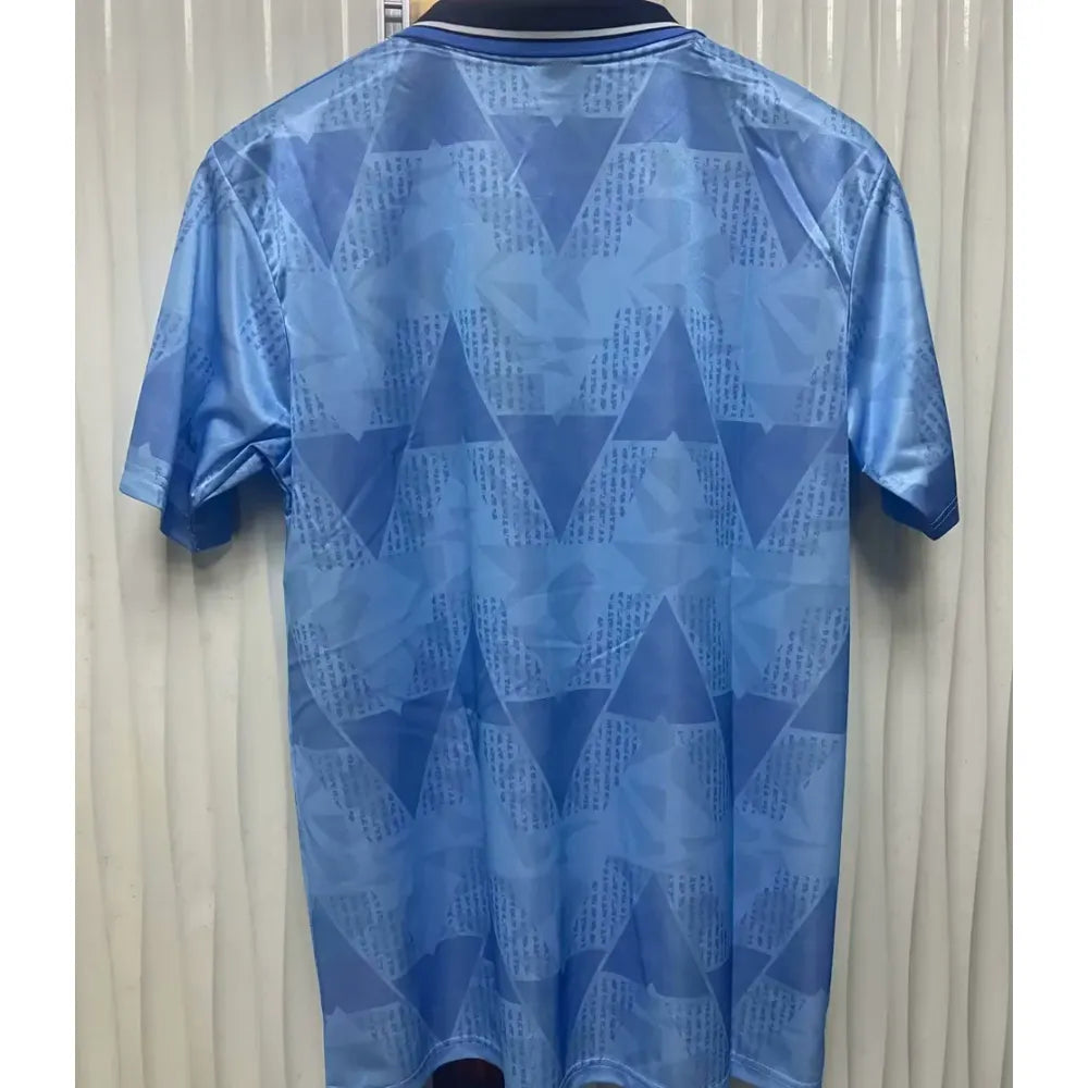 Jersey 1989 Manchester City Local Manga corta Retro