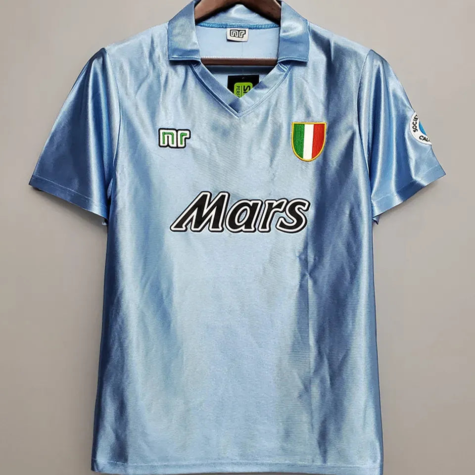 Jersey 1990/91 Napoli Local Manga corta Retro