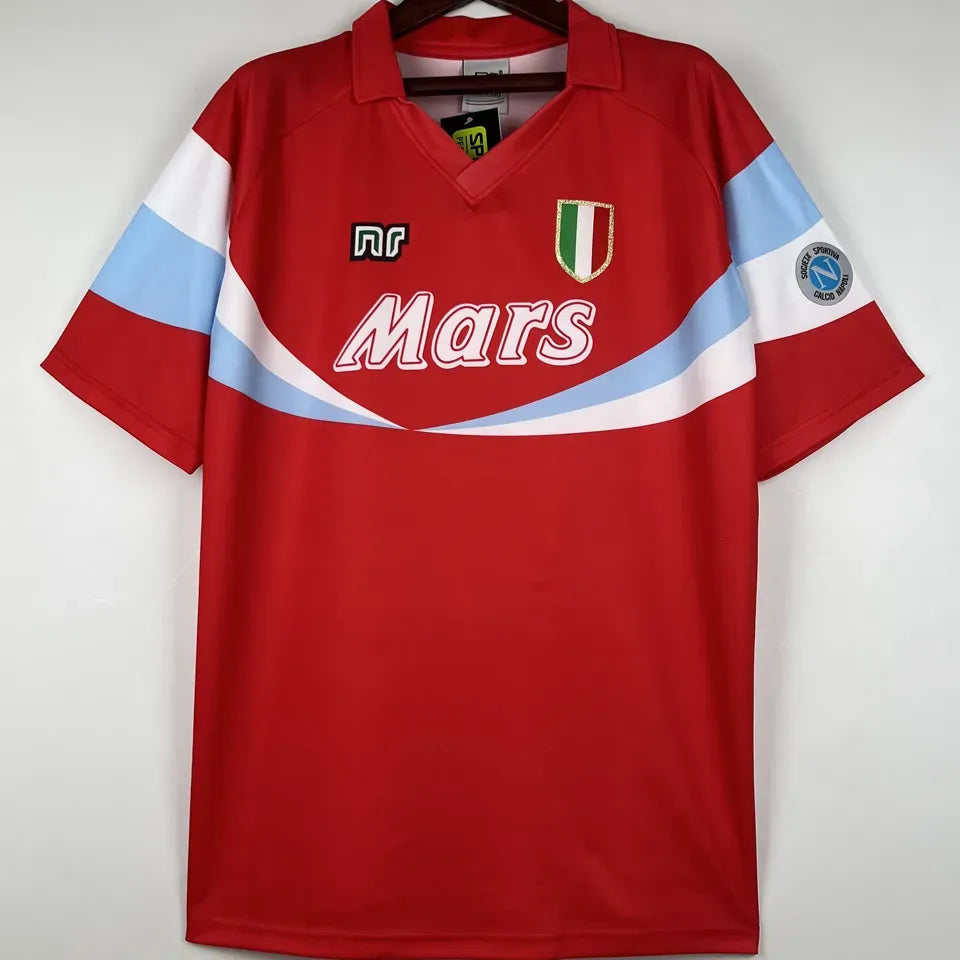 Jersey 1990/91 Napoli Visitante Manga corta Retro