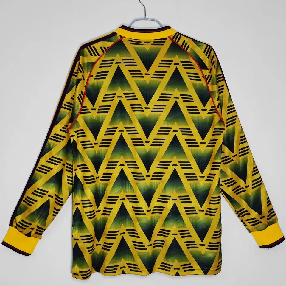 Jersey 1991/93 Arsenal Visitante Manga larga Retro