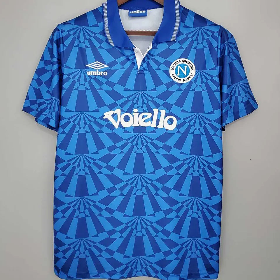 Jersey 1991/93 Napoli Local Manga corta Retro