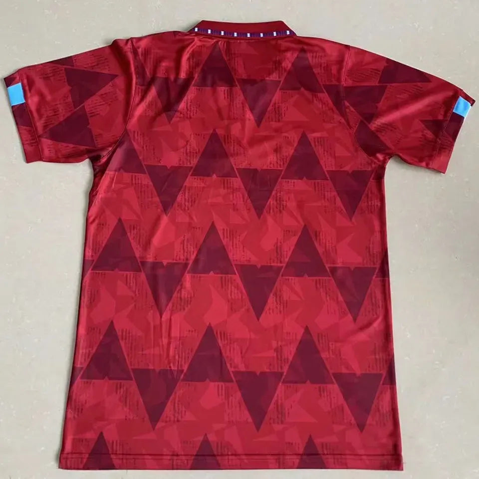 Jersey 1991 Manchester City Visitante Manga corta Retro