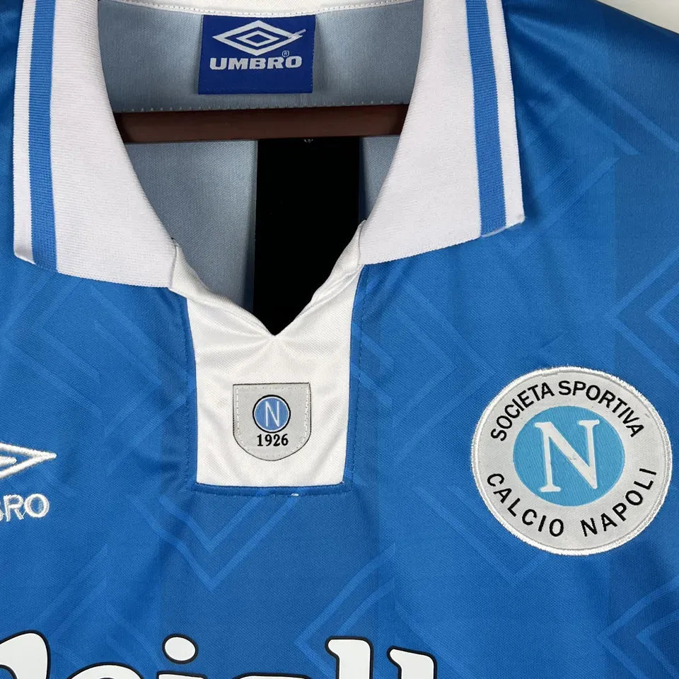 Jersey 1993/94 Napoli Local Manga corta Retro