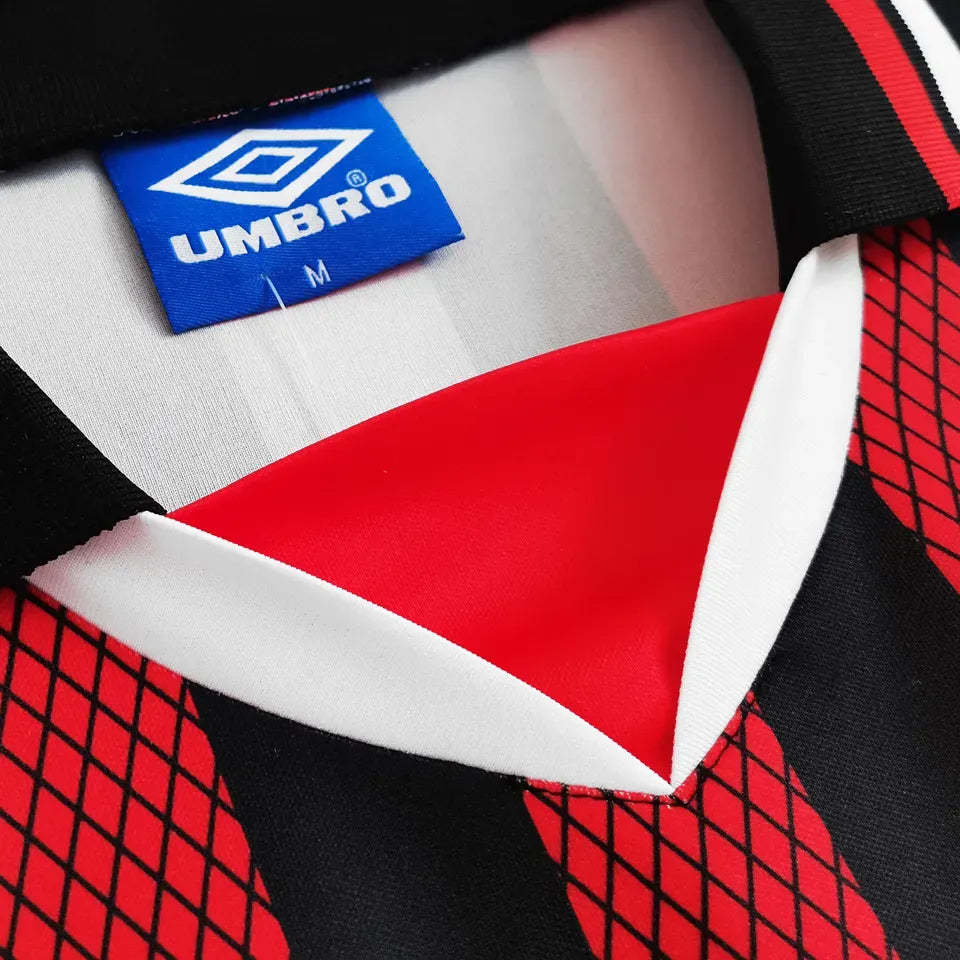 Jersey 1994/1996 Manchester City Visitante Manga corta Retro